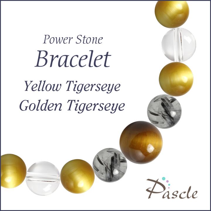 パワーストーン ブレスレット メンズ イエロータイガーアイ・ゴールデンタイガーアイ 天然石 仕事運 金運 誕生日 プレゼント