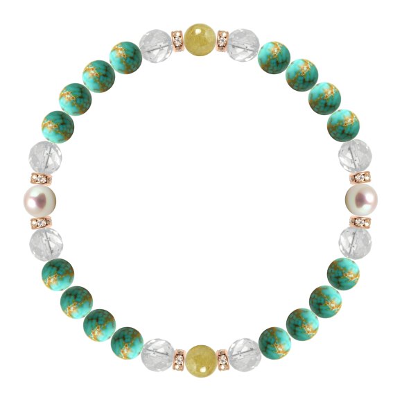 パワーストーン ブレスレット アコヤ真珠・ゴールドルチルクォーツ 天然石 魔除け・厄除け 誕生石 12月 人間関係 仕事運 金運 誕生日 プレゼント