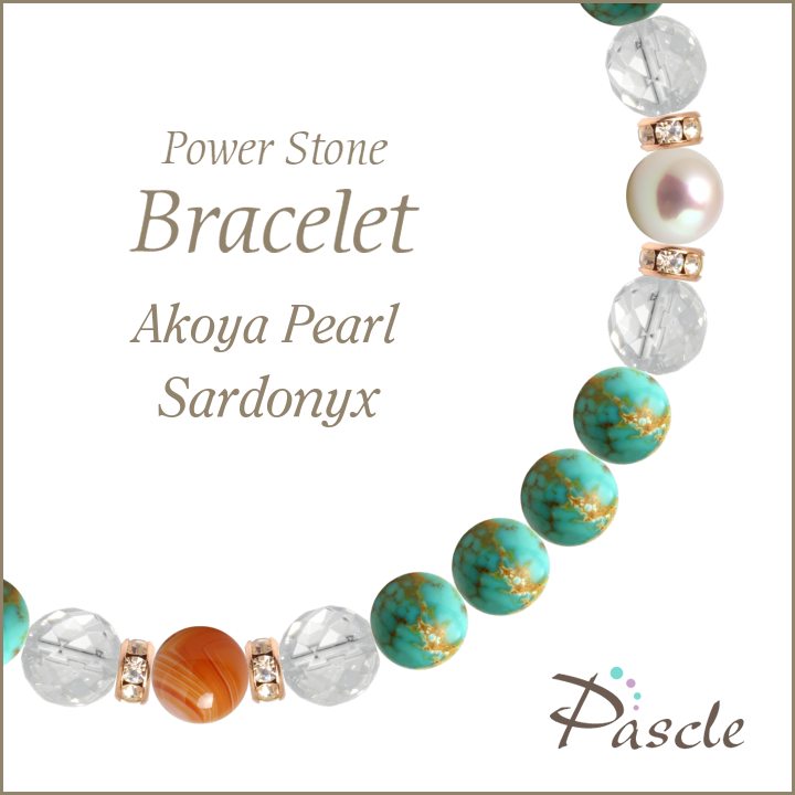 パワーストーン ブレスレット アコヤ真珠・サードオニキス 天然石 魔除け・厄除け 誕生石 12月 人間関係 8月 恋人・夫婦円満 結婚運 誕生日 プレゼント