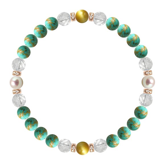 パワーストーン ブレスレット アコヤ真珠・ゴールデンタイガーアイ 天然石 魔除け・厄除け 誕生石 12月 人間関係 仕事運 金運 誕生日 プレゼント