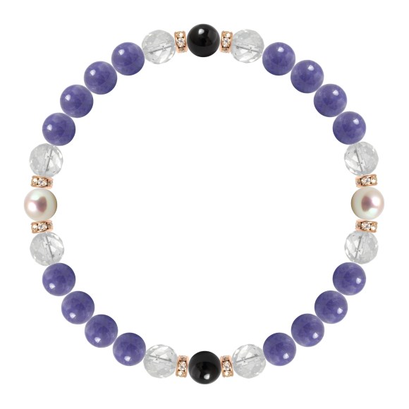 パワーストーン ブレスレット アコヤ真珠・モリオン 天然石 仕事運 誕生石 12月 願望成就 魔除け・厄除け 誕生日 プレゼント