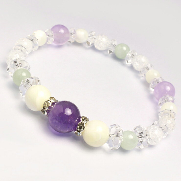 アメジスト 翡翠 デザイン ブレスレット 4月 安産 子宝 仕事運 クラック水晶 2月 運気 性別 グリーン ラベンダーアメジスト しし座 恋愛成就 結婚運 5月 星座石 誕生石 翡翠 ブレスレット
