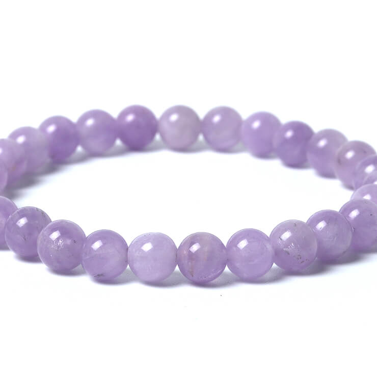 ラベンダーアメジスト 6mm シンプル ブレスレット 2月 運気 性別 恋愛成就 結婚運 メンズ うお座 パープル いて座 シンプル 星座石 誕生石 アメジスト ブレスレット