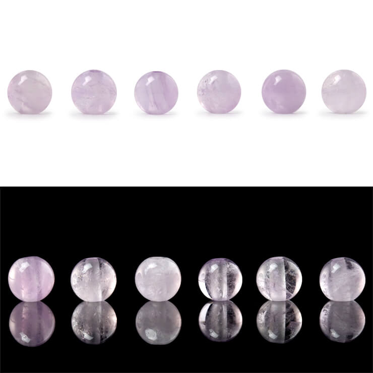 【1粒売り/ビーズ】ラベンダーアメジスト 4mm/ 2月 運気 恋愛成就 結婚運 素材 パーツ うお座 パープル いて座 天然石 星座石 誕生石 パワーストーン バラ売り ブレスレット 手作り 材料 ハンドメイドパーツ