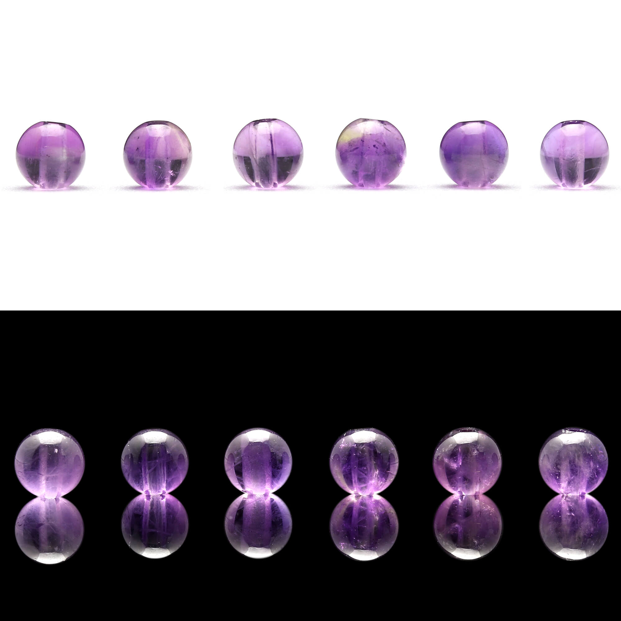 【1粒売り ビーズ】アメジスト 4mm 2月 運気 恋愛成就 結婚運 素材 パーツ うお座 パープル いて座 天然石 星座石 誕生石 パワーストーン バラ売り 丸玉 粒