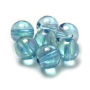 【1粒売り ビーズ】アクアオーラ 8mm ブルー 仕事運 運気 素材 パーツ 天然石 パワーストーン バラ売り ブレスレット 手作り 材料 ハンドメイドパーツ 丸玉 粒