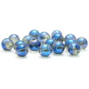 【1粒売り/ビーズ】アクアオーラ ダークカラー 6mm/ ブルー 仕事運 運気 素材 パーツ 天然石 パワーストーン バラ売り ブレスレット 手作り 材料 ハン...