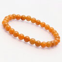 オレンジアベンチュリン 6mm シンプル ブレスレット/ 運気 性別 恋愛成就 メンズ オレンジ アベンチュリン 癒し シンプル