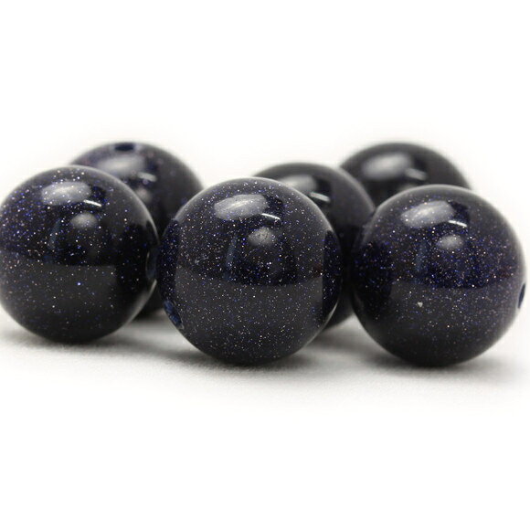 【1粒売り/ビーズ】ブルーゴールドストーン 12mm/ 仕事運 縁結び 運気 素材 パーツ 天然石 パワーストーン バラ売り ブレスレット 手作り 材料 ハンドメイドパーツ