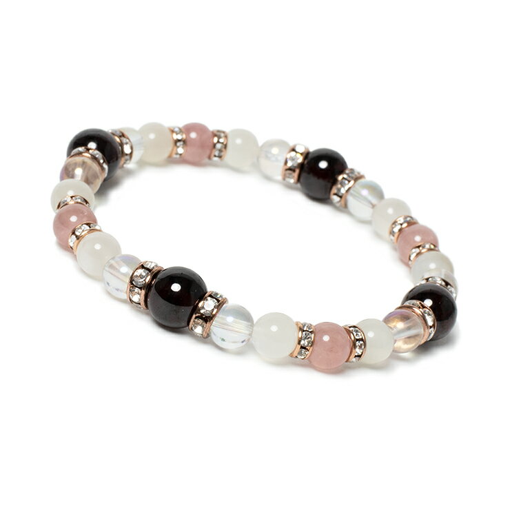 【ブレスレット レディース】1月 誕生石 ガーネット ブレスレット レディース パワーストーン 天然石 ギフト 天然石 天然石ブレスレット 数珠ブレスレット ロ...