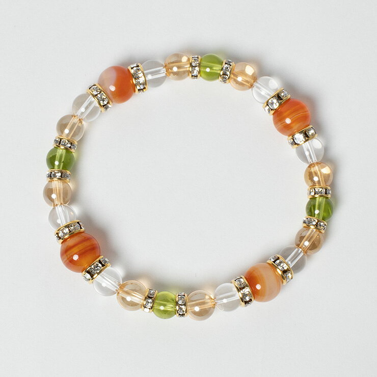 8月 ペリドット ブレスレット レディース/ 4月 8月 仕事運 シャンパンカラーオーラ 恋人 夫婦円満 デザイン 運気 性別 グリーン しし座 恋愛成就 結婚運 マルチカラー 星座石 誕生石