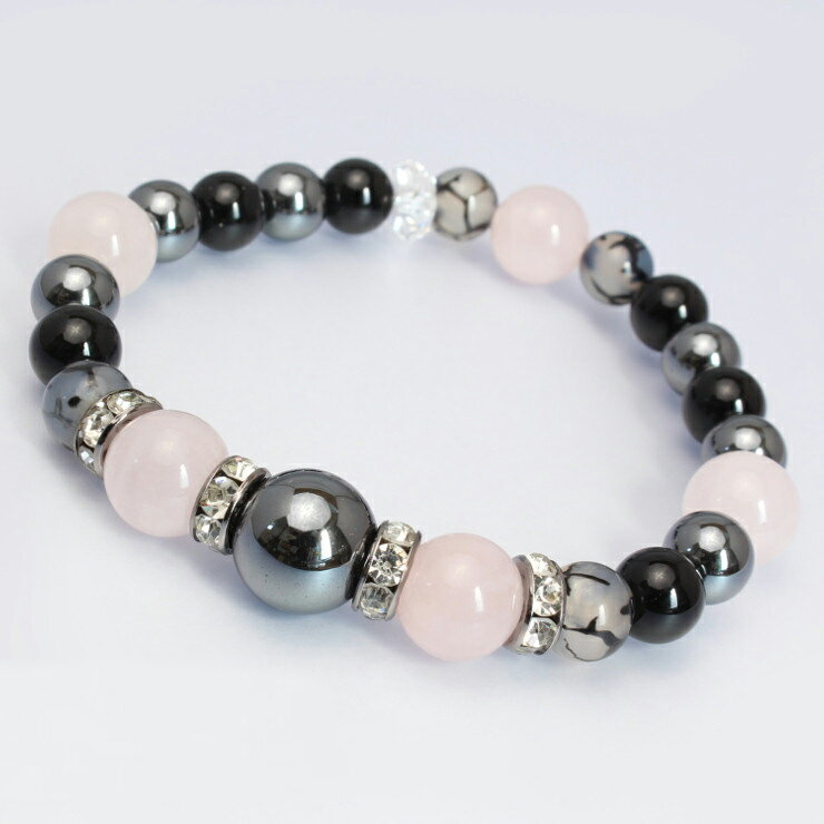 10月 ローズクォーツ ブレスレット メンズ 4月 魔除け 厄除け ブラック ブラックオニキス 仕事運 やぎ座 デザイン ドラゴンアゲート 縁結び 運気 ふたご...