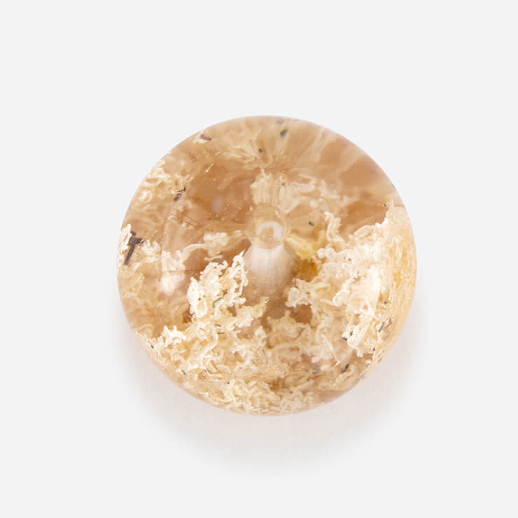 個性あふれる庭園水晶【一点もの】ガーデンクォーツ ホワイト 12mm/ 運気 グリーン 健康 最高品質 厳選 素材 パーツ 金運 天然石 粒売り ホワイト パワーストーン バラ売り ブレスレット 手作り 材料 ハンドメイドパーツ