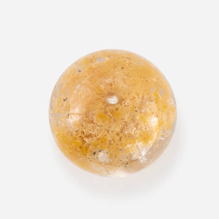 個性あふれる庭園水晶【一点もの】ガーデンクォーツ ホワイト 12mm/ 運気 グリーン 健康 最高品質 厳選 素材 パーツ 金運 天然石 粒売り ホワイト パワーストーン バラ売り ブレスレット 手作り 材料 ハンドメイドパーツ