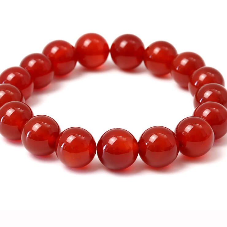 カーネリアン 12mm シンプル ブレスレット 仕事運 運気 性別 7月 メンズ レッド シンプル 願望成就 おとめ座 星座石 誕生石 カーネリアン ブレスレット