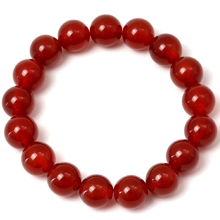 カーネリアン 12mm シンプル ブレスレット 仕事運 運気 性別 7月 メンズ レッド シンプル 願望成就 おとめ座 星座石 誕生石 カーネリアン ブレスレット
