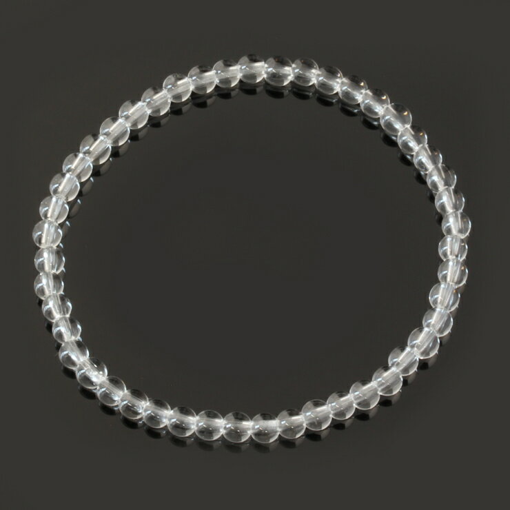 ブラジル クリスタル 4mm シンプル ブレス...の紹介画像3