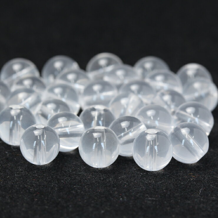 【1粒売り ビーズ】マダガスカル ミルキークォーツ 6mm 4月 家庭円満 運気 しし座 素材 パーツ ミルキー クォーツ 天然石 粒売り ホワイト 星座石 誕生石 パワーストーン バラ売り ブレスレット 手作り 材料 ハンドメイドパーツ 丸玉 粒