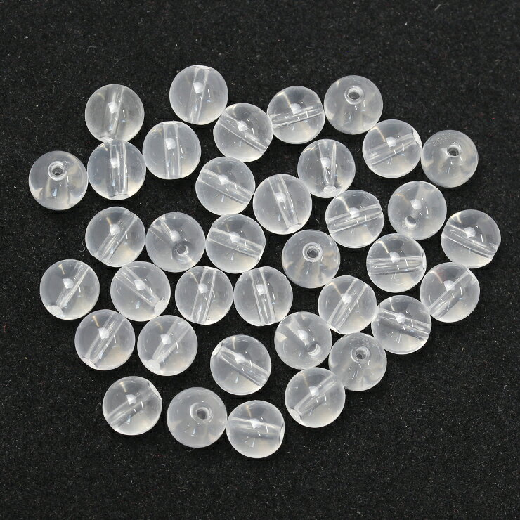 【1粒売り ビーズ】マダガスカル ミルキークォーツ 6mm 4月 家庭円満 運気 しし座 素材 パーツ ミルキー クォーツ 天然石 粒売り ホワイト 星座石 誕生石 パワーストーン バラ売り ブレスレット 手作り 材料 ハンドメイドパーツ 丸玉 粒