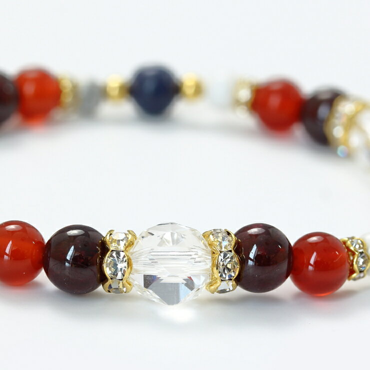 クリスタル サファイア デザイン ブレスレット 4月 みずがめ座 おひつじ座 ブルー 仕事運 カーネリアン 恋人 夫婦円満 運気 ガーネット 性別 ハウライト 1月 7月 星座石 誕生石 サファイア ブレスレット