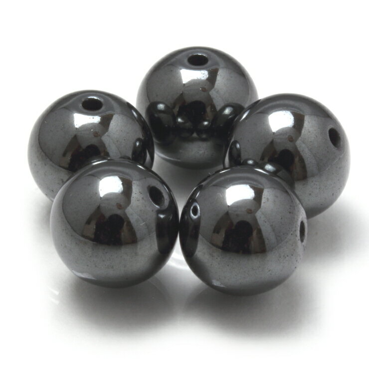【1粒売り ビーズ】ヘマタイト 10mm 魔除け 厄除け 運気 グレー シルバー 健康 素材 パーツ さそり座 天然石 星座石 誕生石 パワーストーン バラ売り...