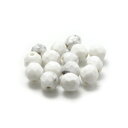 お買い物マラソン限定最大2,000円OFF 【1粒売り/ビーズ】ハウライト 64面カット 4mm/ 運気 素材 パーツ 癒し 天然石 粒売り ホワイト パワーストーン バラ売り ブレスレット 手作り 材料 ハンドメイドパーツ