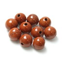 【1粒売り/ビーズ】レッドジャスパー 6mm/ 仕事運 運気 素材 パーツ 人間関係 さそり座 天然石 星座石 誕生石 パワーストーン バラ売り ブレスレット ...
