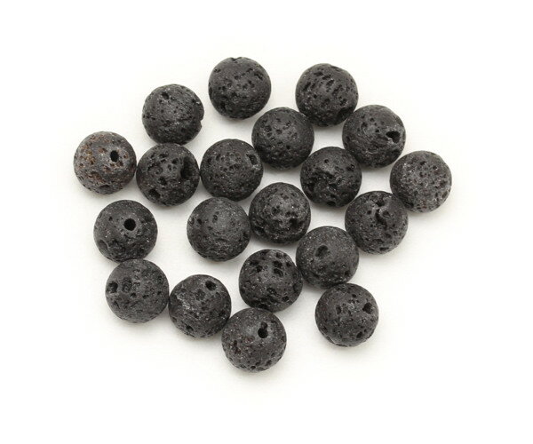 【1粒売り/ビーズ】ラバストーン 8mm/ ブラック 恋人 夫婦円満 運気 天然 素材 パーツ 天然石 パワーストーン バラ売り ブレスレット 手作り 材料 ハンドメイドパーツ