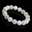 ブルームーンストーン 12mm シンプル ブレスレット かに座 恋人 夫婦円満 縁結び 運気 性別 6月 メンズ うお座 シンプル ホワイト クリア 星座石 誕...