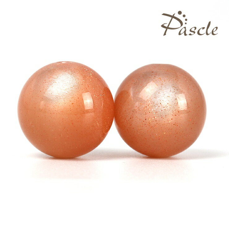 Rakuten - 【1粒売り/ビーズ】オレンジムーンストーン 12mm/ かに座 恋人 夫婦円満 縁結び 運気 6月 素材 パーツ うお座 天然石 星座石 誕生石 パワーストーン バラ売り ブレスレット 手作り 材料 ハンドメイドパーツ
