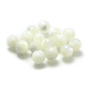 お買い物マラソン限定最大2,000円OFF 【1粒売り/ビーズ】マザーオブパール 4mm/ 安産 子宝 運気 素材 パーツ 癒し 天然石 粒売り ホワイト パワーストーン バラ売り ブレスレット 手作り 材料 ハンドメイドパーツ