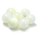 お買い物マラソン限定最大2,000円OFF 【1粒売り ビーズ】マザーオブパール 8mm/ 安産 子宝 運気 素材 パーツ 癒し 天然石 粒売り ホワイト パワーストーン バラ売り 丸玉 粒
