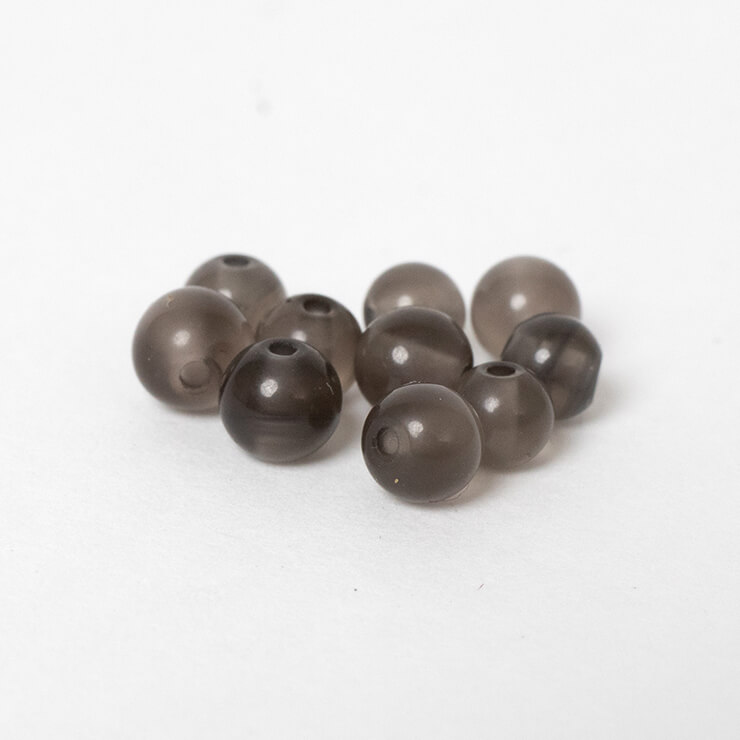 【粒売り バラ売り】ブラックアイスオブシディアン 4mm 魔除け 厄除け ブラックアイス オブシディアン 運気 素材 パーツ 金運 天然石 粒売り 丸玉 粒