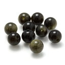 【1粒売り ビーズ】ゴールデンオブシディアン 6mm 魔除け 厄除け ブラック 仕事運 やぎ座 運気 ゴールデン オブシディアン 素材 パーツ 天然石 粒売り ...