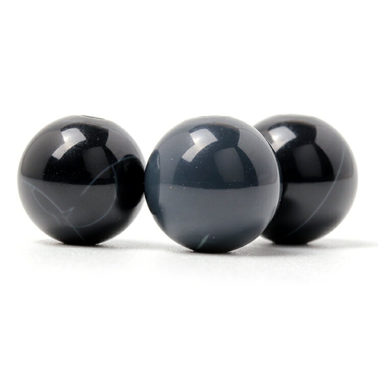 【粒売り/バラ売り】グレーオブシディアン 10mm/ 魔除け 厄除け ブラック 仕事運 やぎ座 運気 グレー シルバー 素材 パーツ スパイダーウェブ オブシデ...