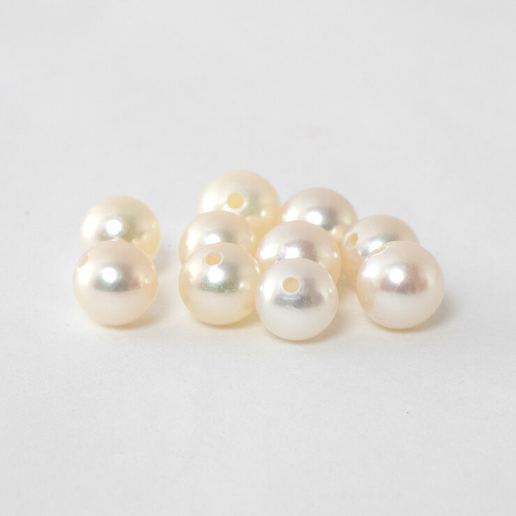 【粒売り/バラ売り】アコヤ真珠 4mm/ かに座 運気 健康 6月 素材 パーツ 癒し 天然石 粒売り ホワイト 星座石 誕生石