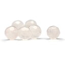お買い物マラソン限定最大2,000円OFF 【1粒売り/ビーズ】ローズクォーツ 32面カット 4mm/ 縁結び 運気 恋愛成就 素材 パーツ 10月 ピンク 天然石 粒売り おうし座 星座石 誕生石 パワーストーン バラ売り ブレスレット 手作り 材料 ハンドメイドパーツ