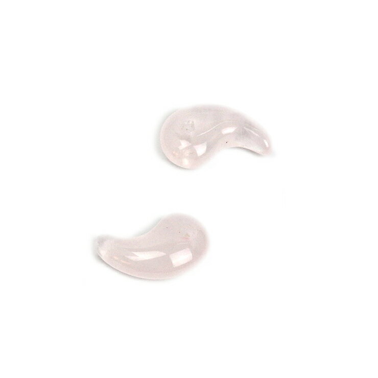 【1粒売り/ビーズ】勾玉 ローズクォーツ 10mm 天然石 パワーストーン 縁結び 運気 恋愛成就 素材 パーツ 10月 ピンク おうし座 星座石 誕生石 パワーストーン バラ売り ブレスレット 手作り 材料 ハンドメイドパーツ