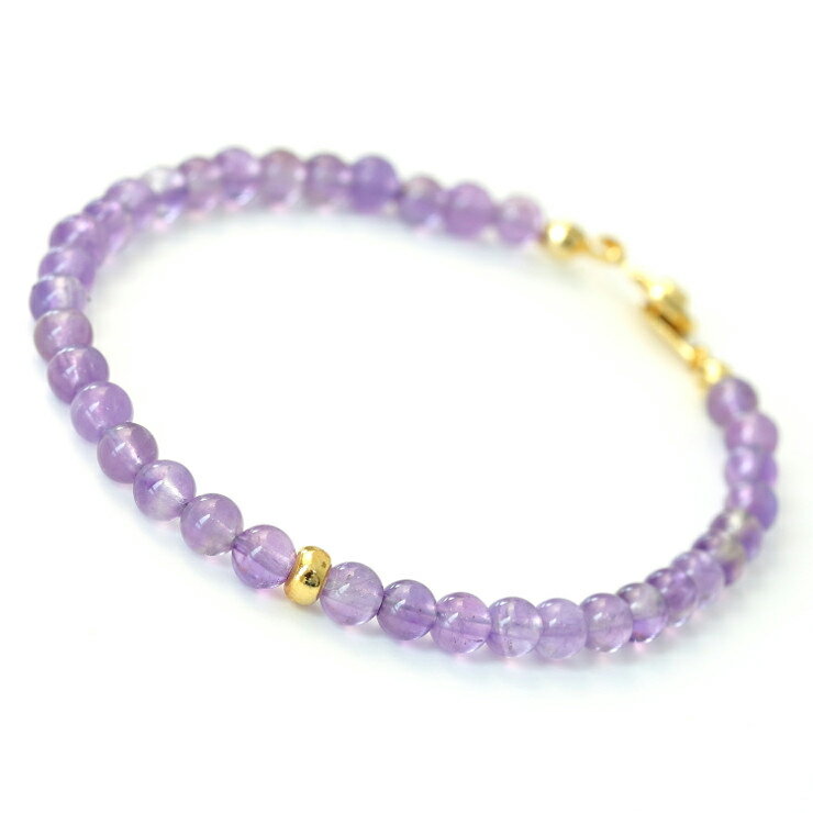 【fine】アメジスト 4mm ブレスレット デザイン 2月 運気 性別 恋愛成就 結婚運 うお座 パープル いて座 星座石 誕生石 小粒 アメジスト ブレスレット パワーストーン ブレスレット 小粒 かわいい 天然石 アクセサリー 天然石 ブレスレット 小粒