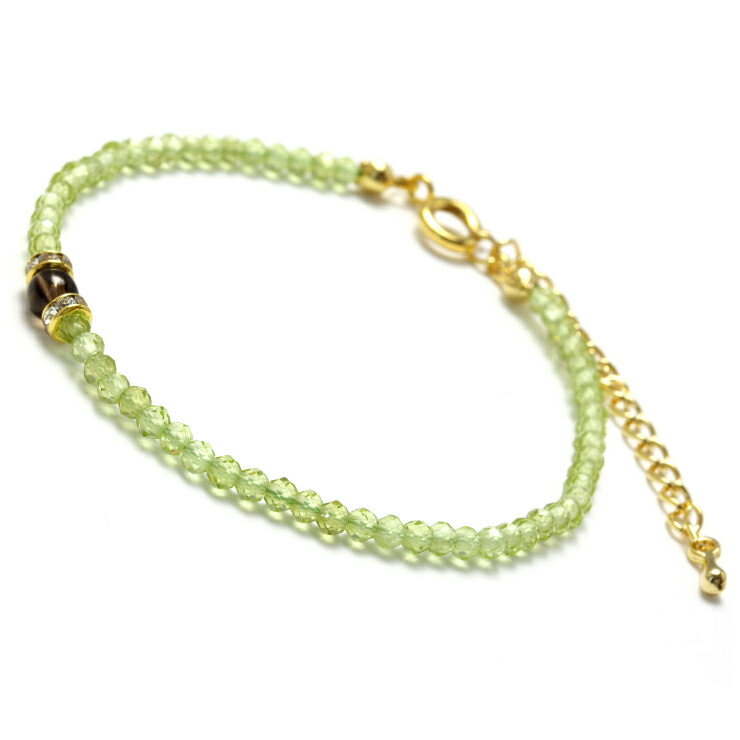 【fine】 3mm カット ブレスレット ペリドット みずがめ座 8月 魔除け 厄除け ブラウン 仕事運 恋人 夫婦円満 デザイン 運気 性別 グリーン しし座 人間関係 星座石 誕生石 パワーストーン ブレスレット 小粒 かわいい 天然石 アクセサリー 天然石 ブレスレット 小粒
