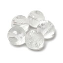 お買い物マラソン限定最大2,000円OFF 【1粒売り ビーズ】四神 クリスタル 青龍 10mm 仕事運 彫刻 運気 素材 パーツ 金運 天然石 粒売り ホワイト パワーストーン バラ売り 丸玉 粒