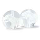 お買い物マラソン限定最大2,000円OFF 【1粒売り/ビーズ】四神 クリスタル 白虎 14mm/ 仕事運 彫刻 運気 素材 パーツ 金運 14mm以上 天然石 粒売り ホワイト パワーストーン バラ売り ブレスレット 手作り 材料 ハンドメイドパーツ