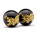 お買い物マラソン限定最大2,000円OFF 【1粒売り/ビーズ】四神 オニキス 白虎 ゴールド 12mm/ ブラック 仕事運 彫刻 運気 素材 パーツ 金運 天然石 パワーストーン バラ売り ブレスレット 手作り 材料 ハンドメイドパーツ