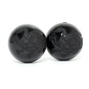 【1粒売り/ビーズ】四神ブラックオニキス 玄武 14mm Bタイプ/ 仕事運 彫刻 運気 素材 パーツ 金運 14mm以上 天然石 パワーストーン バラ売り ブレスレット 手作り 材料 ハンドメイドパーツ
