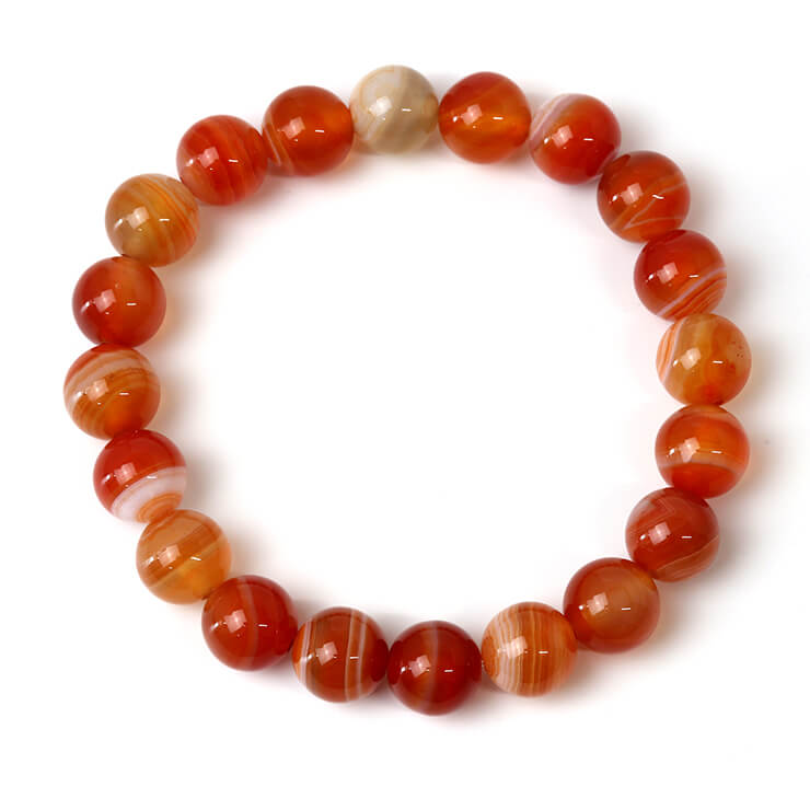 サードオニキス 10mm シンプル ブレスレット 8月 恋人 夫婦円満 運気 性別 結婚運 メンズ オレンジ レッド シンプル おとめ座 星座石 誕生石 サードオニキス ブレスレット