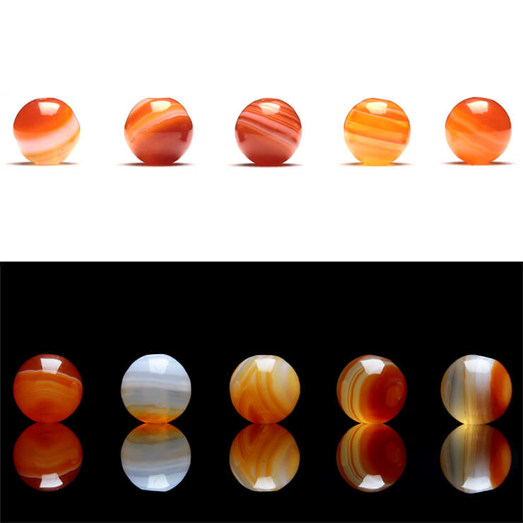 【1粒売り/ビーズ】サードオニキス 6mm/ 8月 恋人 夫婦円満 運気 結婚運 素材 パーツ オレンジ レッド 天然石 粒売り おとめ座 星座石 誕生石 パワーストーン バラ売り ブレスレット 手作り 材料 ハンドメイドパーツ