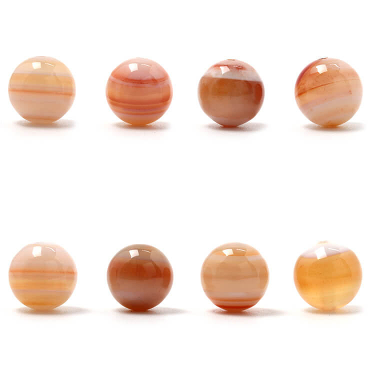 【1粒売り/ビーズ】サードオニキス 10mm Bタイプ/ 8月 恋人 夫婦円満 運気 結婚運 素材 パーツ オレンジ レッド 天然石 粒売り おとめ座 星座石 誕生石 パワーストーン バラ売り ブレスレット 手作り 材料 ハンドメイドパーツ