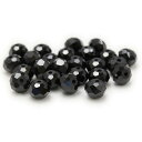 【1粒売り/ビーズ】ブラックスピネル ダイヤカット 6× 4mm/ 8月 仕事運 運気 素材 パーツ 特殊カット 天然石 粒売り パワーストーン バラ売り ブレ...