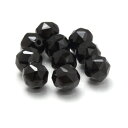 【1粒売り ビーズ】ブラックスピネル スターカット 6mm 仕事運 運気 素材 パーツ 特殊カット 天然石 粒売り パワーストーン バラ売り ブレスレット 手作...