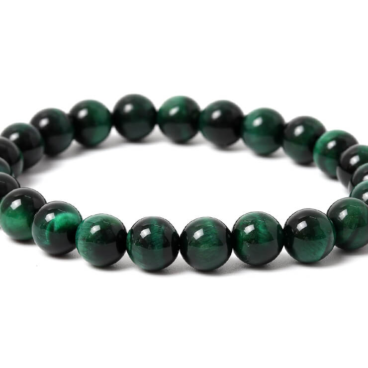 グリーンタイガーアイ 8mm シンプル ブレスレット 仕事運 運気 性別 メンズ 金運 シンプル タイガーアイ ブレスレット